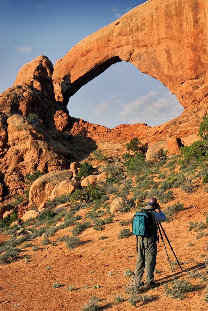 At South Window, Arches NP